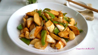炒茭白尖椒的做法