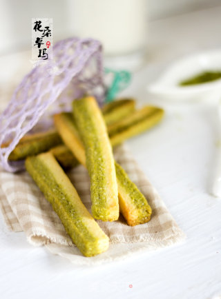抹茶双色棒的做法