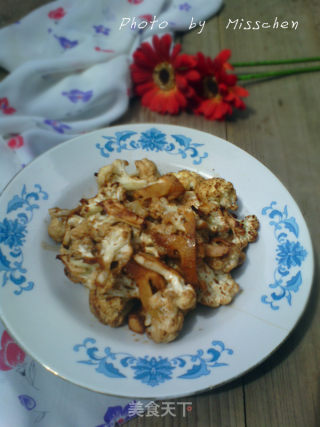 孜然烤花菜的做法