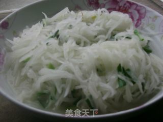 清炒萝卜丝的做法
