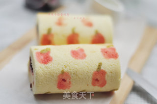 苹果手绘蛋糕卷的做法