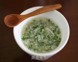 软丝藻蛋汤的做法