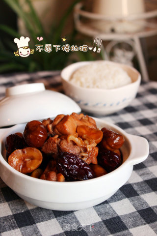 红枣焖栗子鸡的做法