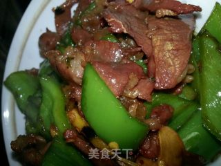 青椒火腿片的做法