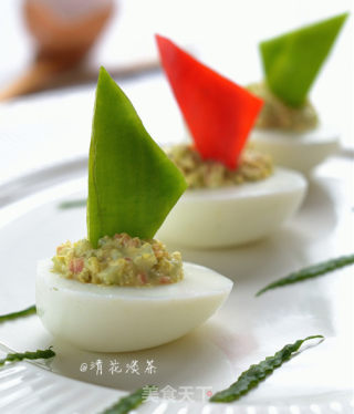 又好看又美味的帆船沙拉的做法