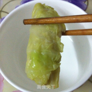 肉馅包菜卷的做法