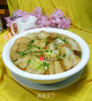 油条白菜汤的做法