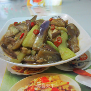 丝瓜炒茄子的做法