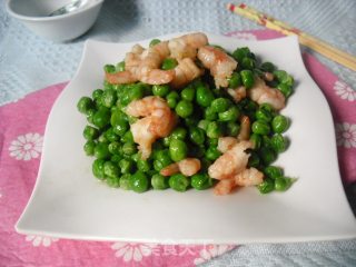 虾仁炒豌豆的做法