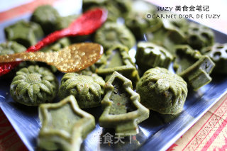 圣诞抹茶蛋糕的做法