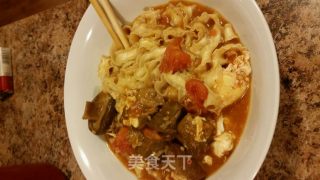 西红柿牛腩面的做法