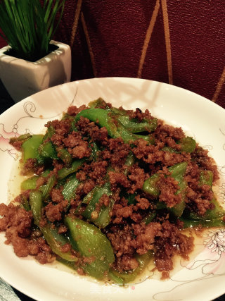 肉末青椒的做法