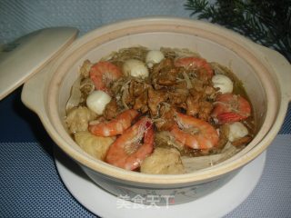 三鲜粉丝煲的做法