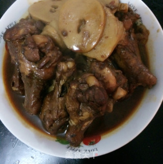 面筋抱鸡腿的做法