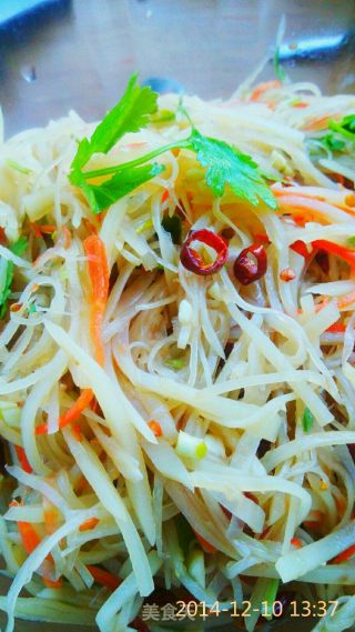 呛拌土豆丝的做法