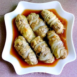 上汤白菜肉卷的做法