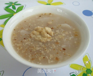 核桃山药茯苓粥的做法
