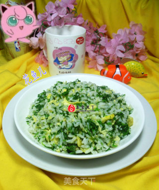 鸡蛋荠菜炒饭的做法