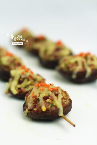 芝士烤香菇串的做法