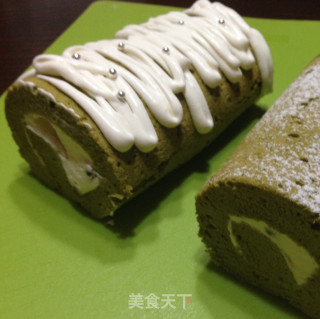 抹茶蛋糕卷的做法