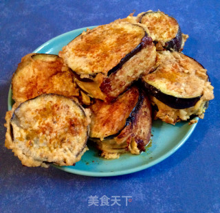 蛋香鱼肉茄盒的做法