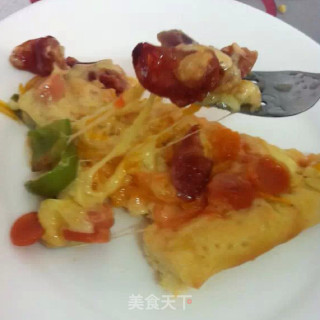 腊肠火腿肠披萨的做法