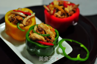 核仁菌菇鸡柳的做法
