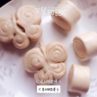 面条机版蝴蝶馒头的做法