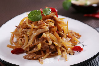 芥菜肉丝的做法