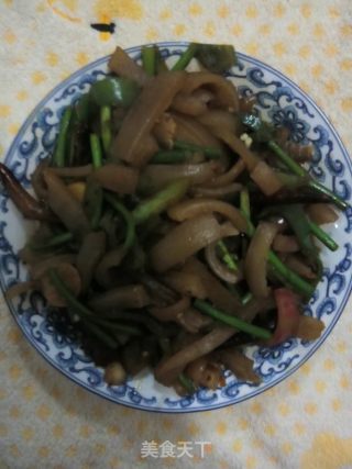 尖椒猪皮的做法