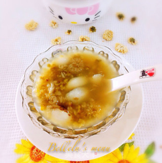 菊花绿豆百合粥的做法