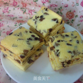 红枣蛋糕块的做法