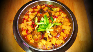 干锅豆腐鱼的做法