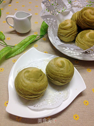 紫薯蛋黄抹茶酥的做法