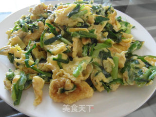 韭菜炒鸡蛋的做法