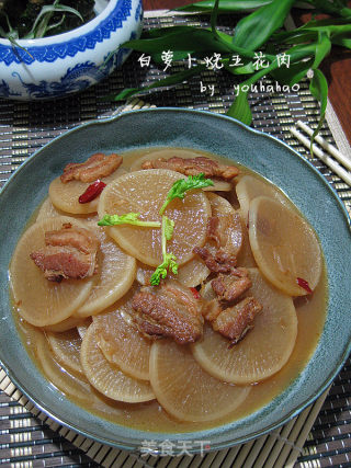 白萝卜烧五花肉的做法