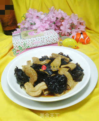 黑木耳炒大豆蛋白的做法