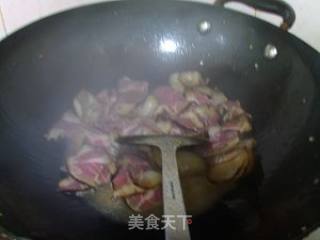 香炒熏肉的做法步骤：2