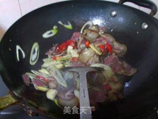 香炒熏肉的做法步骤：2