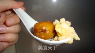 绿豆板栗蒸排骨的做法步骤：2