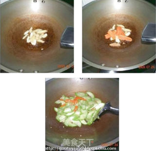 清炒丝瓜的做法步骤：2
