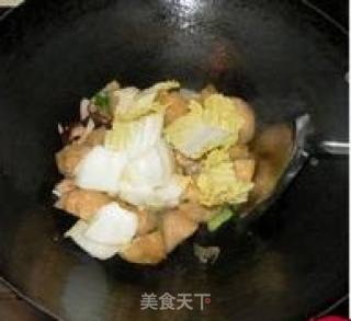 豆泡<油豆腐>粉丝的做法步骤：2