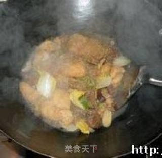 豆泡<油豆腐>粉丝的做法步骤：2
