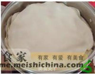 烙馍卷菜的做法步骤：2
