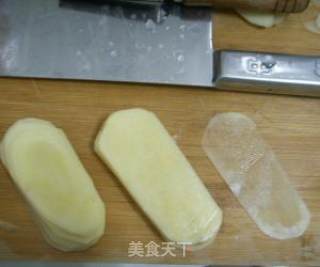 巧切土豆丝的做法步骤：2