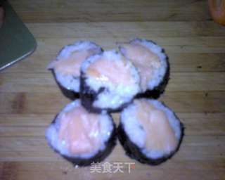 三文鱼紫菜饭团的做法步骤：2