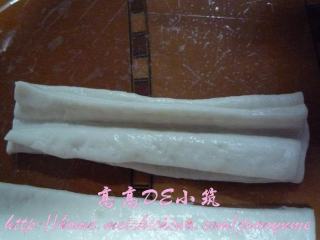 家庭版健康油条的做法步骤：2