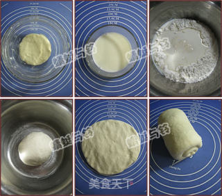 croissants的做法步骤：2