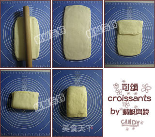 croissants的做法步骤：2