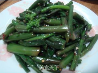 凉拌红菜苔的做法步骤：2